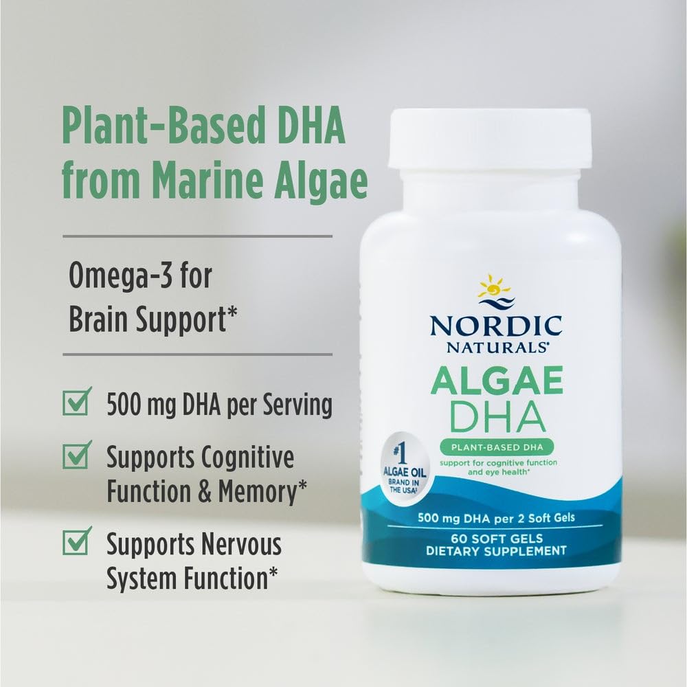 Nordic Naturals Algae DHA plant-based DHA messaging and sustainability