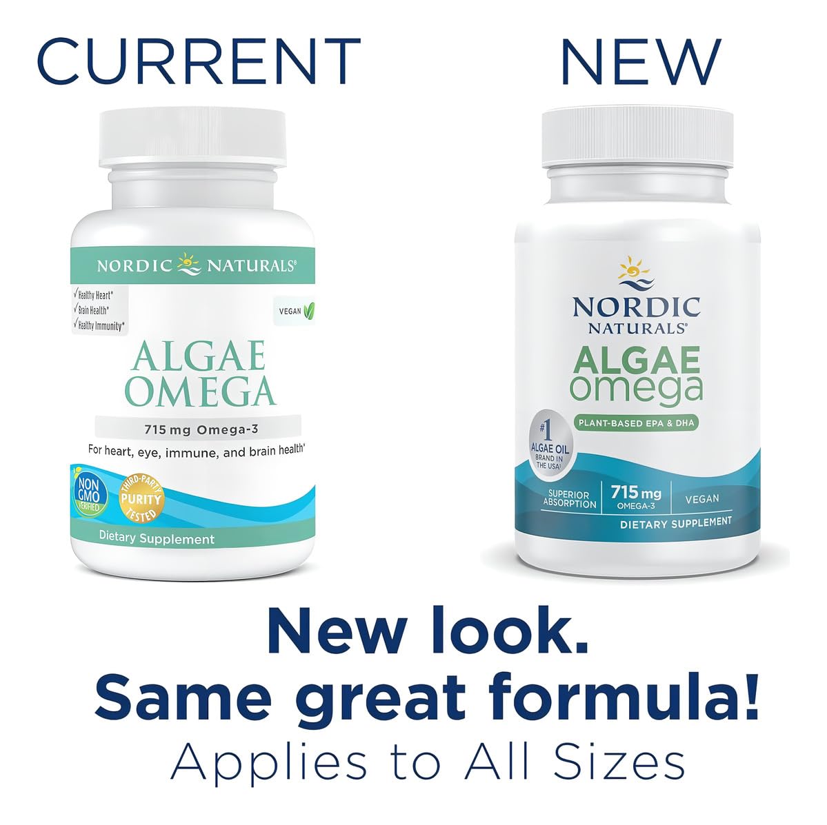 Nordic Naturals Algae Omega non-GMO badge confirms purity