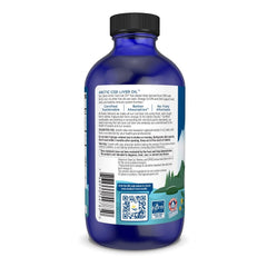 Nordic Naturals Arctic Cod Liver Oil orange pour—easy to add to daily routine.
