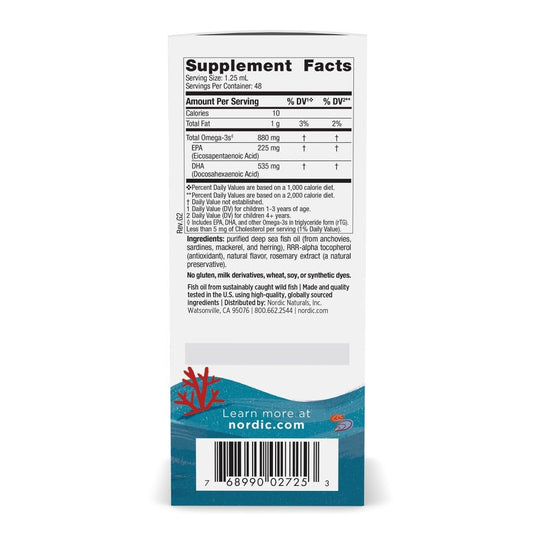Dosing dropper with Berry Punch flavor enables easy daily administration.