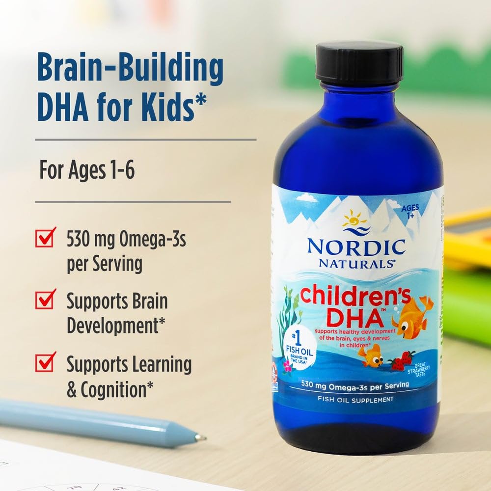 Non-GMO, gluten-free and dairy-free Nordic Naturals label.