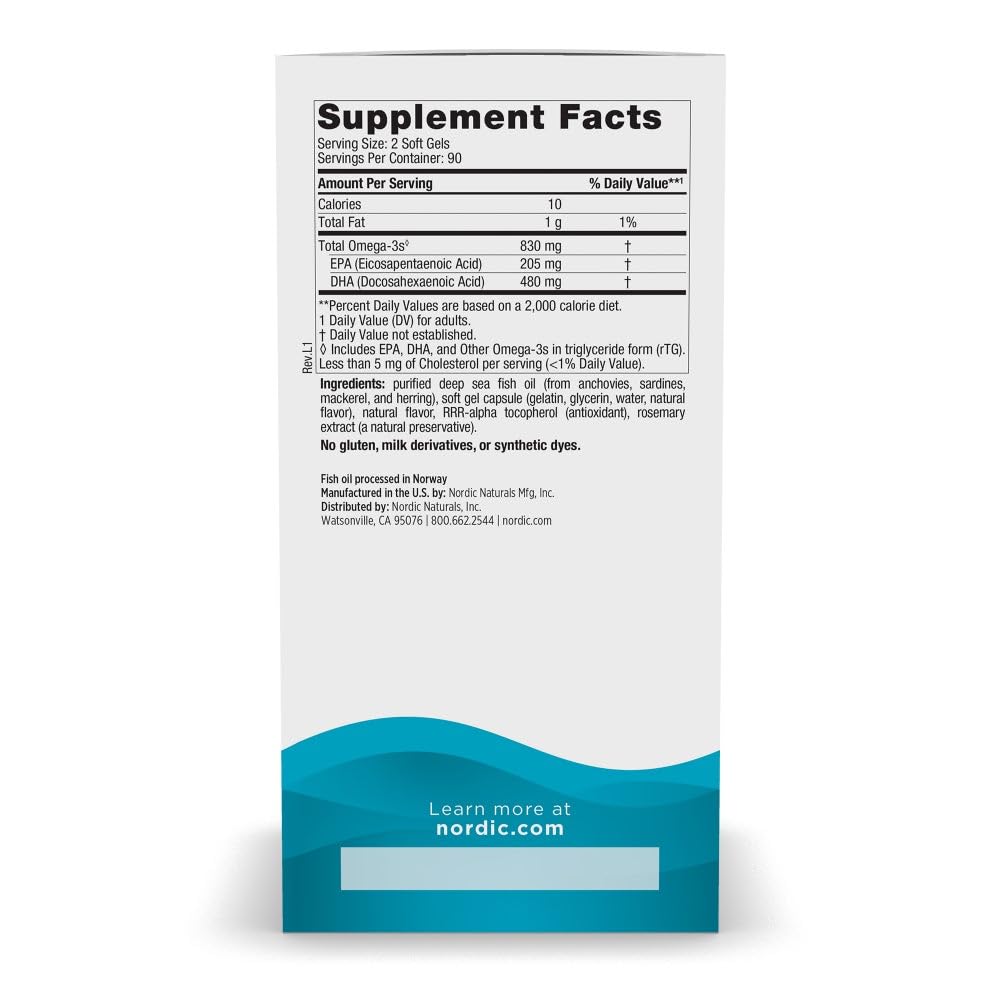 Nordic Naturals DHA Strawberry soft gels close-up showing easy-to-swallow texture