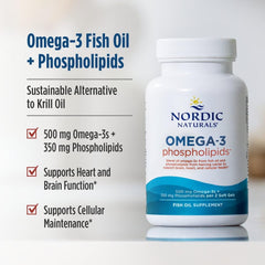 Nordic Naturals Omega-3 Phospholipids Friend of the Sea certified ethical production.