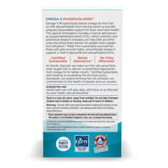 Nordic Naturals Omega-3 Phospholipids phospholipid formula for enhanced absorption.