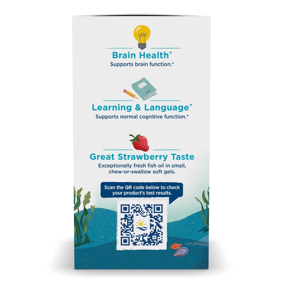 Nordic Naturals Ultimate Omega Jr. EPA and DHA content highlighted
