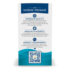 Nordic Naturals Ultimate Omega lemon badge confirms gluten- and dairy-free ingredients