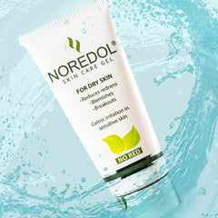 Boxed packaging of Noredol Skin Care Gel for easy shelf storage.