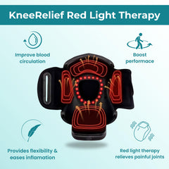 Norelie KneeRelief adjustable straps ensure secure, comfortable fit during use.