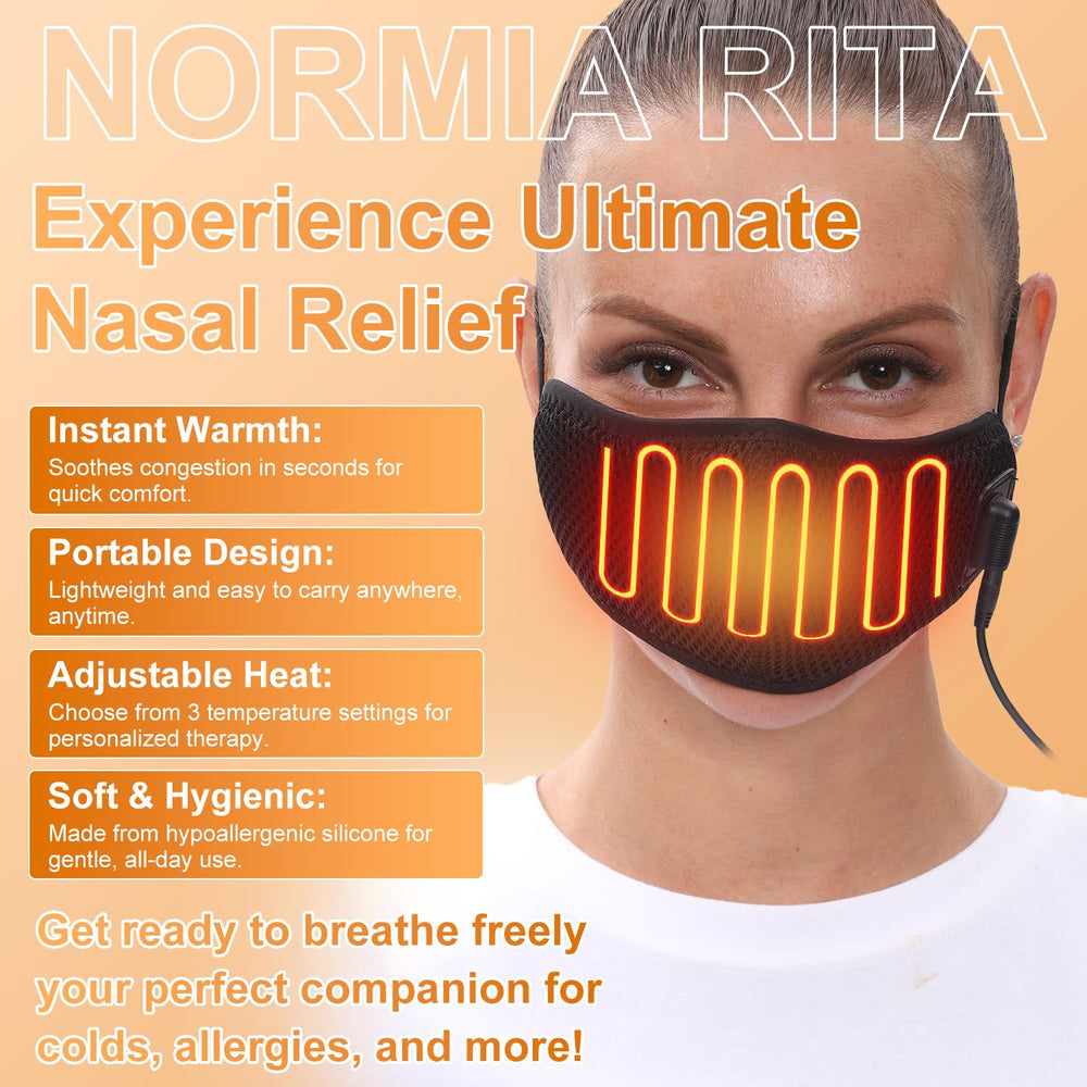 NORMIA RITA heating nasal face ergonomic wearable design for daily comfort