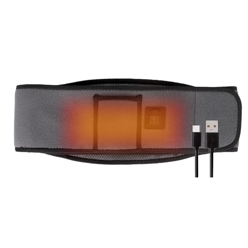 NORMIA RITA rechargeable heating belt for full-wrap warmth and massage.