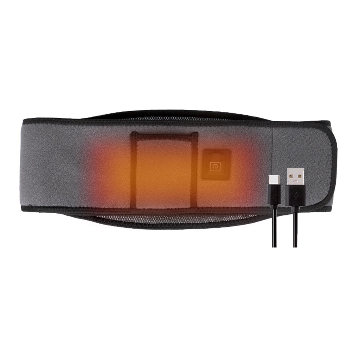 NORMIA RITA rechargeable heating belt for full-wrap warmth and massage.