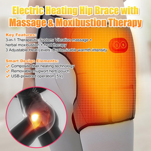 Normia Rita thermal hip wrap side view for hip comfort.