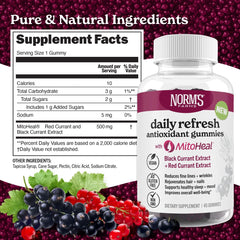 Norm's Farms MitoHeal red and black currants for antioxidant support