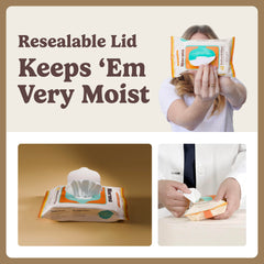 Norms dermatologist-tested hypoallergenic wipes suitable for daily sensitive-area care.