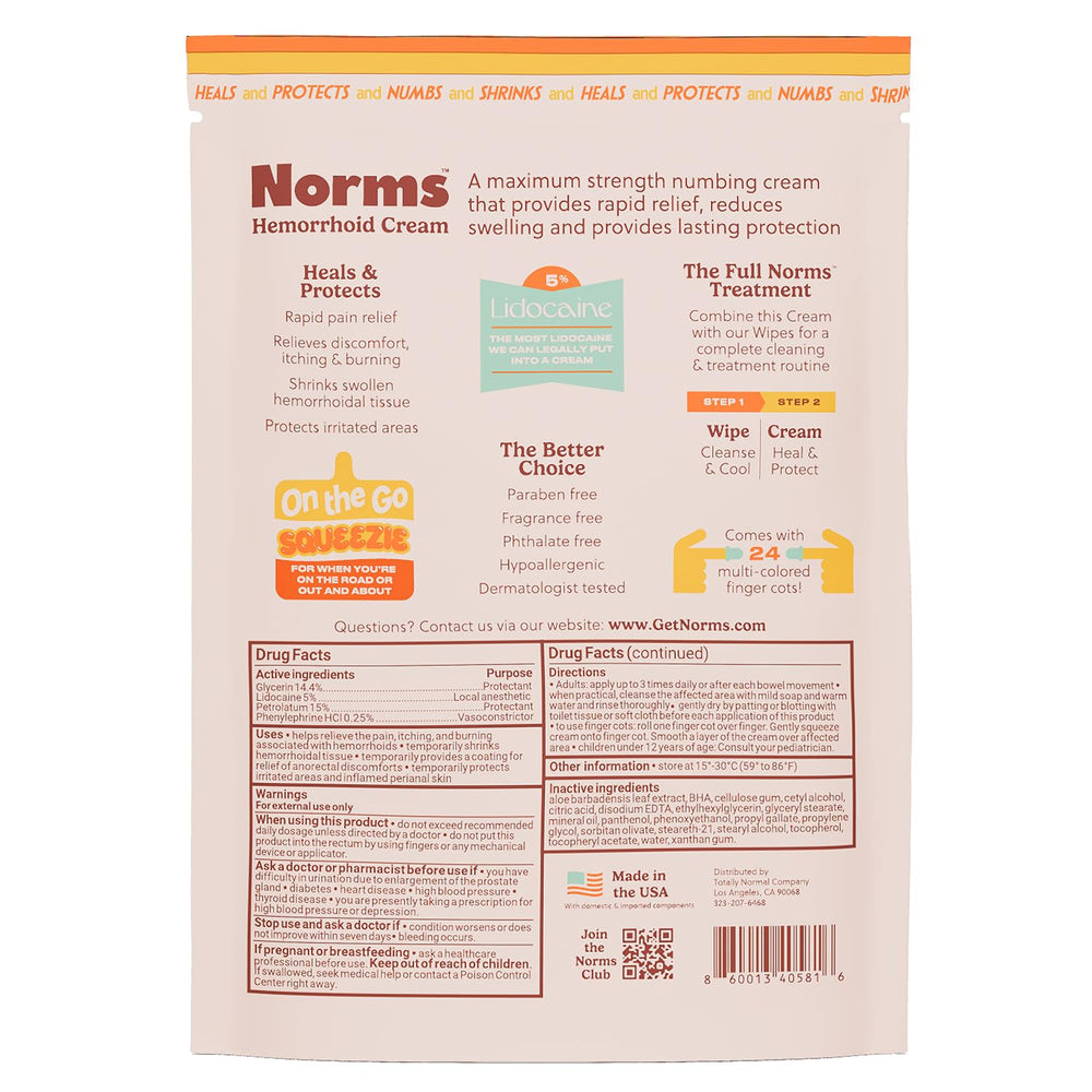 Norms Squeezies pocket-size packets for portable, mess-free use