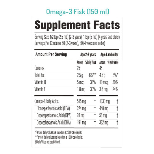 NORSAN Fisk Kids Omega-3 pour demonstrates easy liquid form for kid-friendly intake
