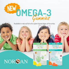NORSAN Fisk Kids Omega-3 sourced from sustainable fishing areas near Norway