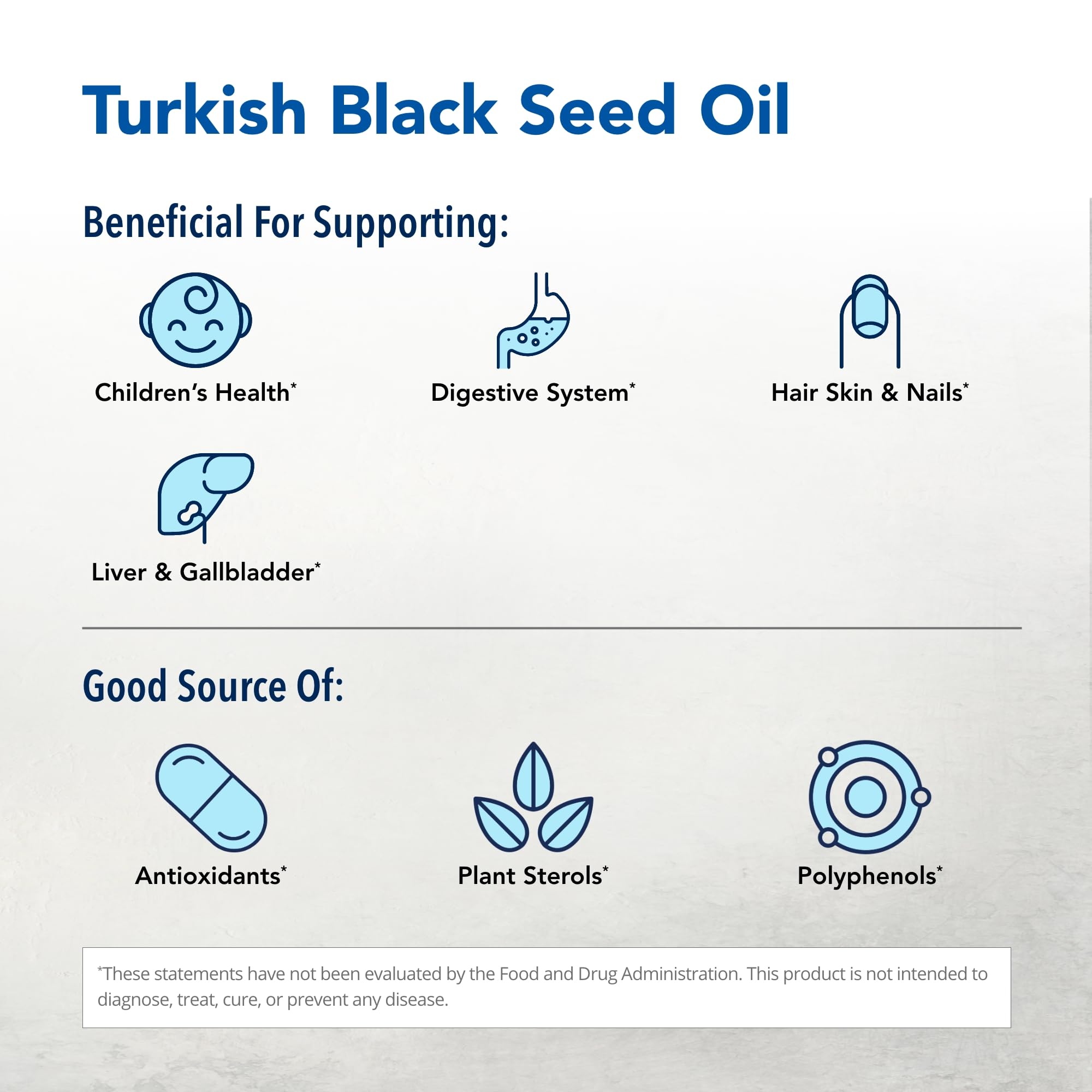 Bottle pour shows easy daily use of Black Seed Oil.