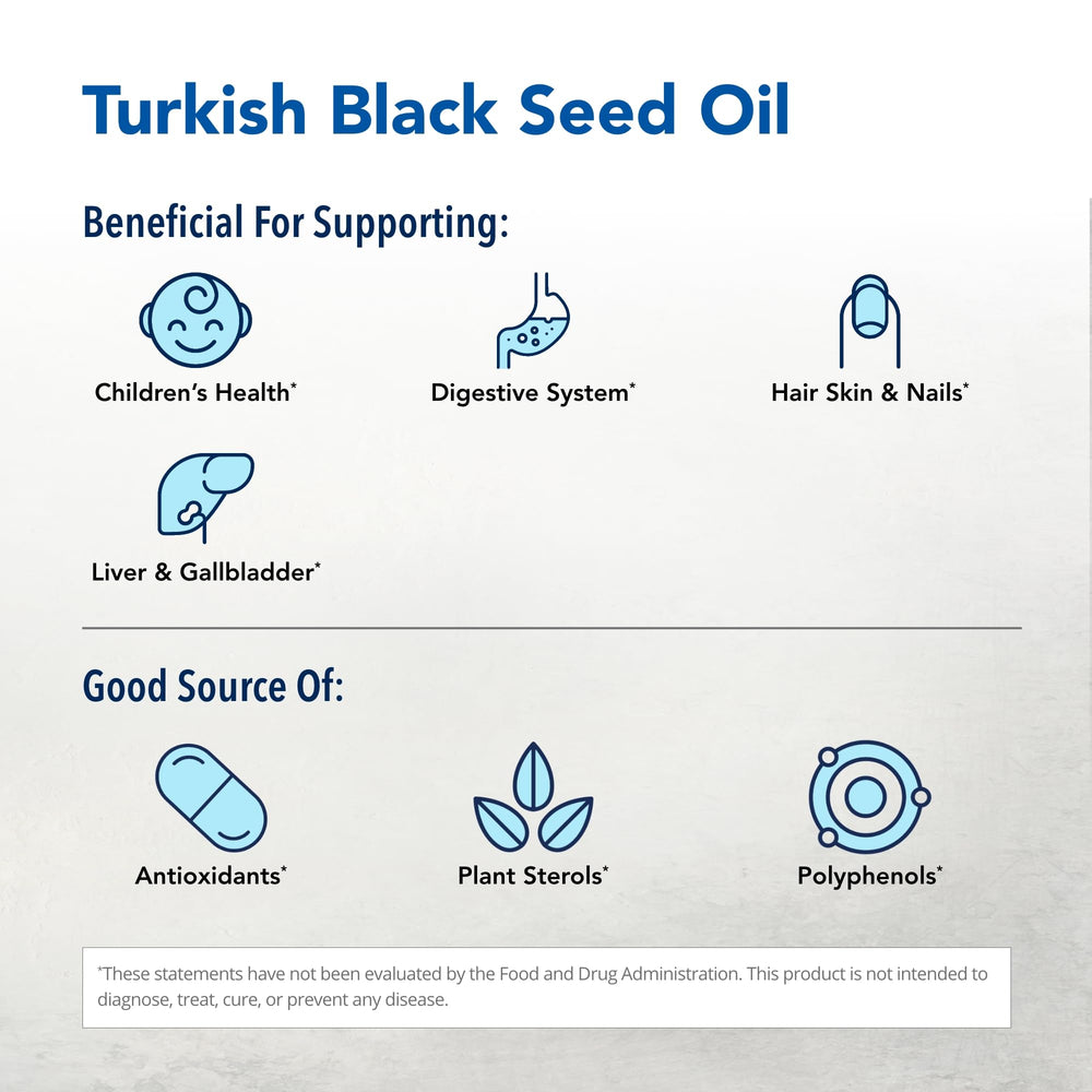 Bottle pour shows easy daily use of Black Seed Oil.