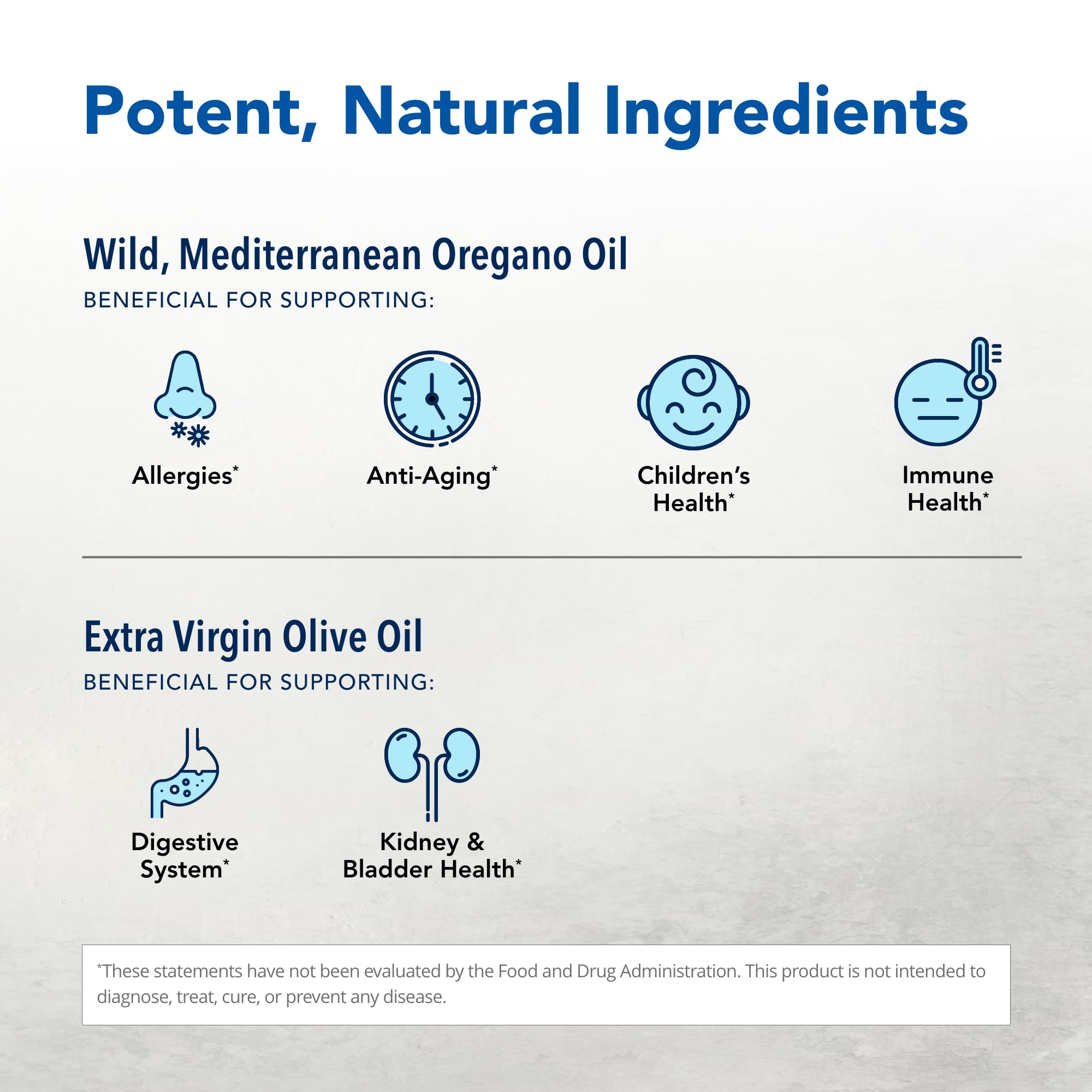 North American Herb & Spice olive oil base ensures smooth oregano oil delivery