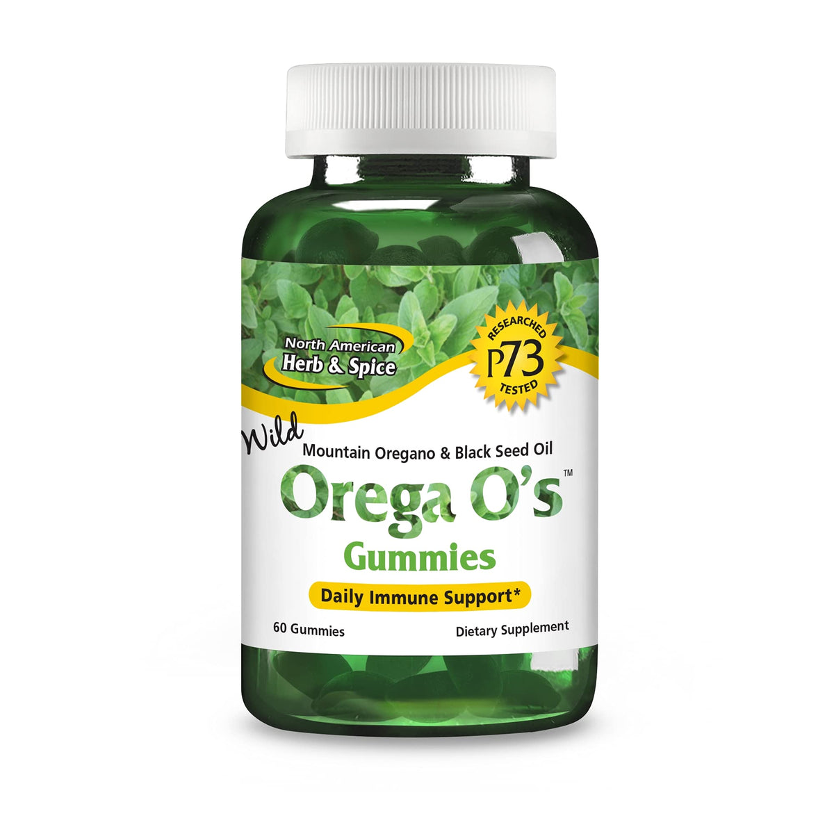 Orega O’s gummies bottle for daily immune support and family use.