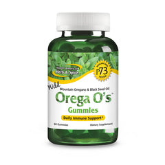 Orega O’s gummies bottle for daily immune support and family use.