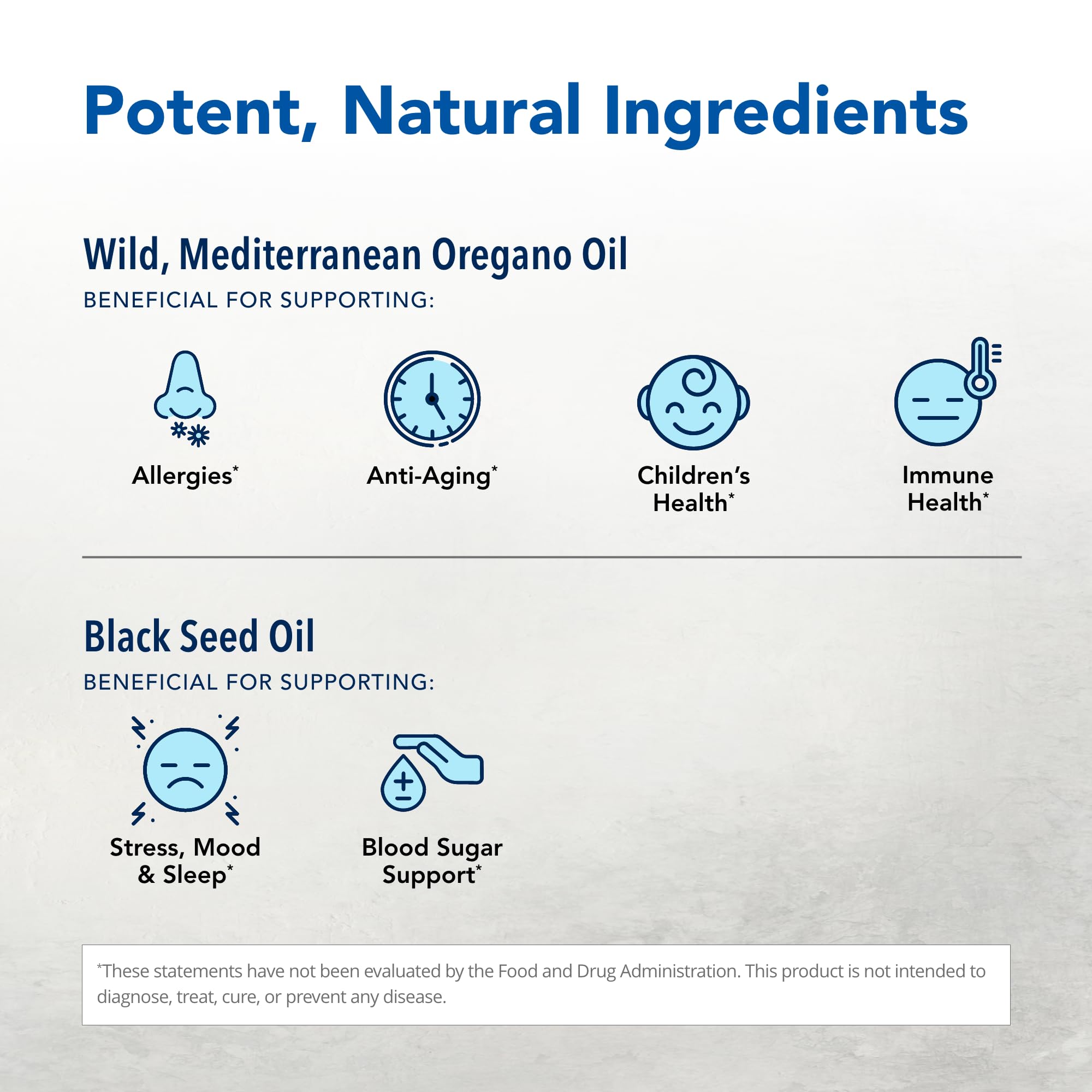 Orega O’s oregano oil drop showing main active ingredient.