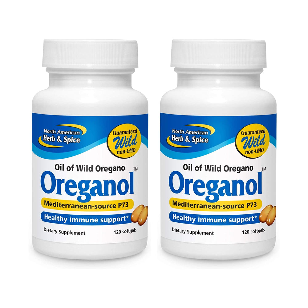 Oreganol P73 bottle front view by North American Herb & Spice for daily use