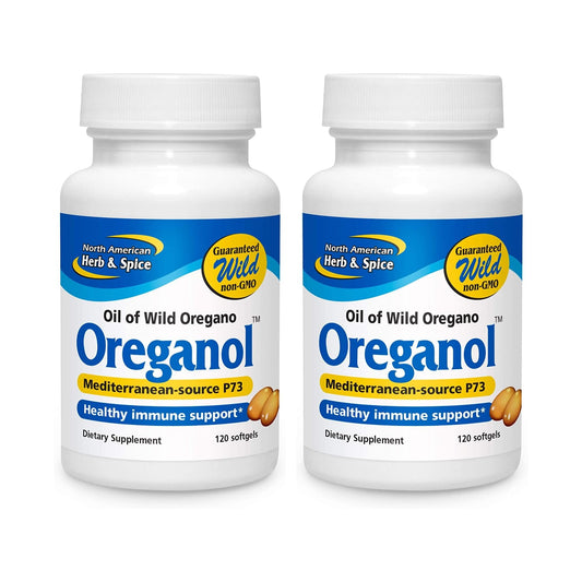 Oreganol P73 bottle front view by North American Herb & Spice for daily use