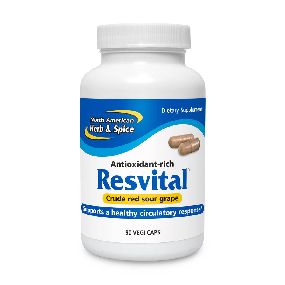 Resvital capsules offer natural grape antioxidants for daily wellness
