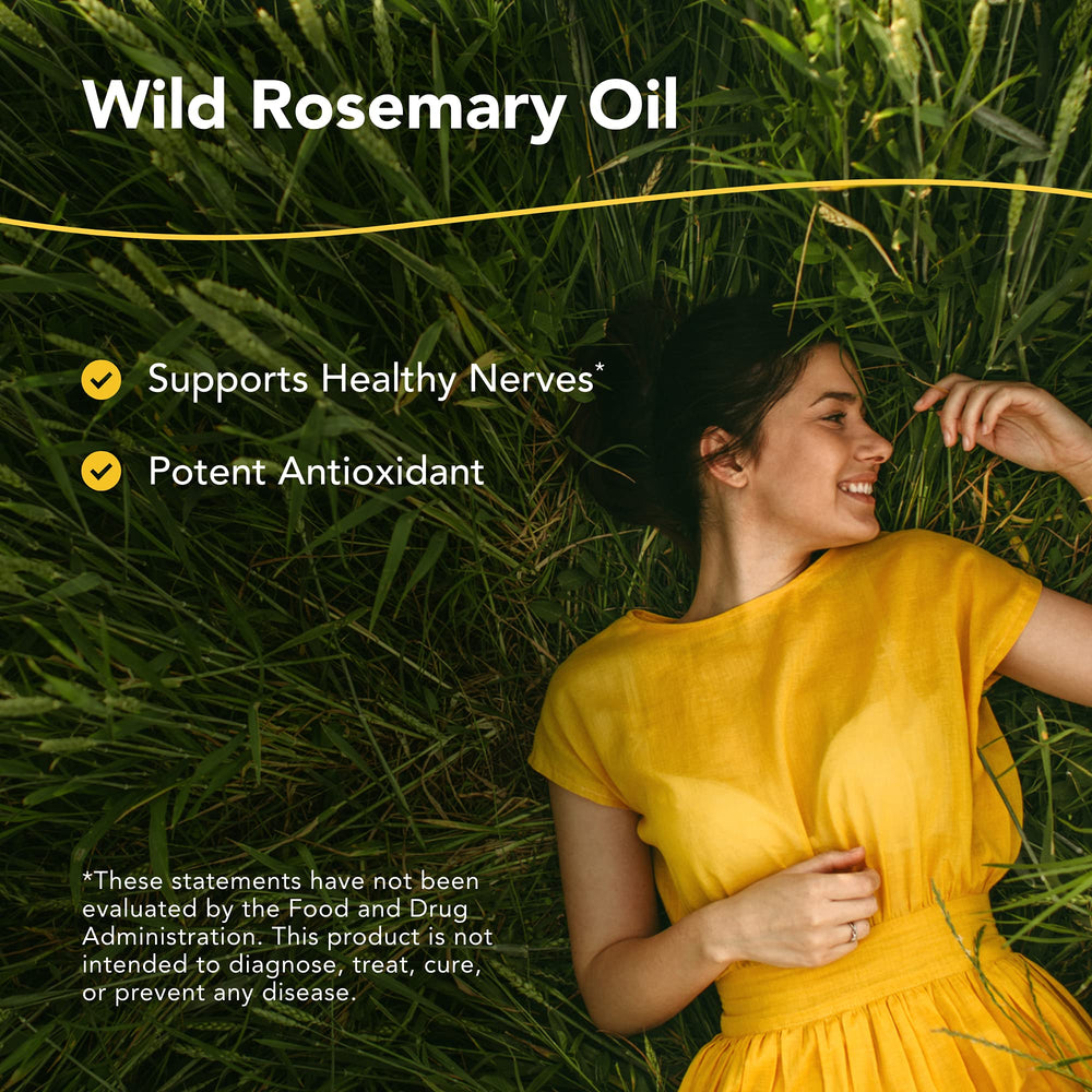 Rosemanol label highlights wild rosemary origin and non-GMO formulation for clean sourcing.