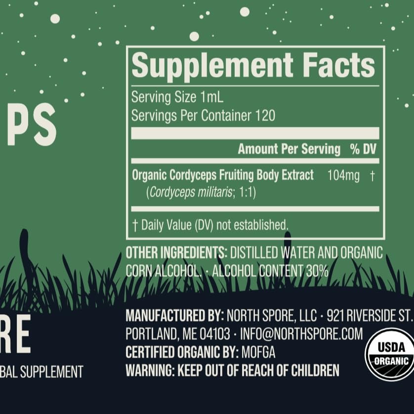 North Spore tincture variety pack packaging front showing five bottles.