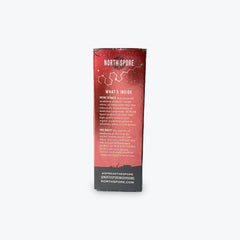 North Spore tincture bottle emphasizes high-potency, alcohol-free formulation.
