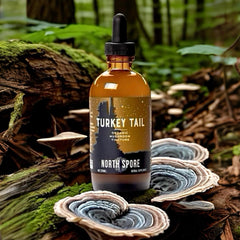 North Spore vegan, non-GMO tincture with clean ingredients label.