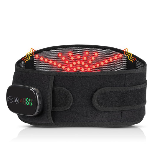 NORTHERN BROTHERS cordless heating pad in active use, offering freedom during chores.