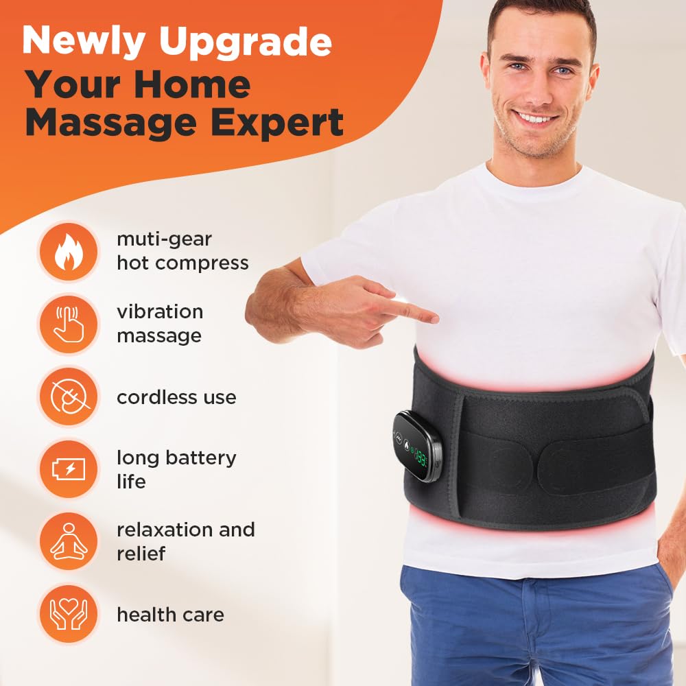 Northern Brothers heat belt with USB charger offers flexible heat on the go.
