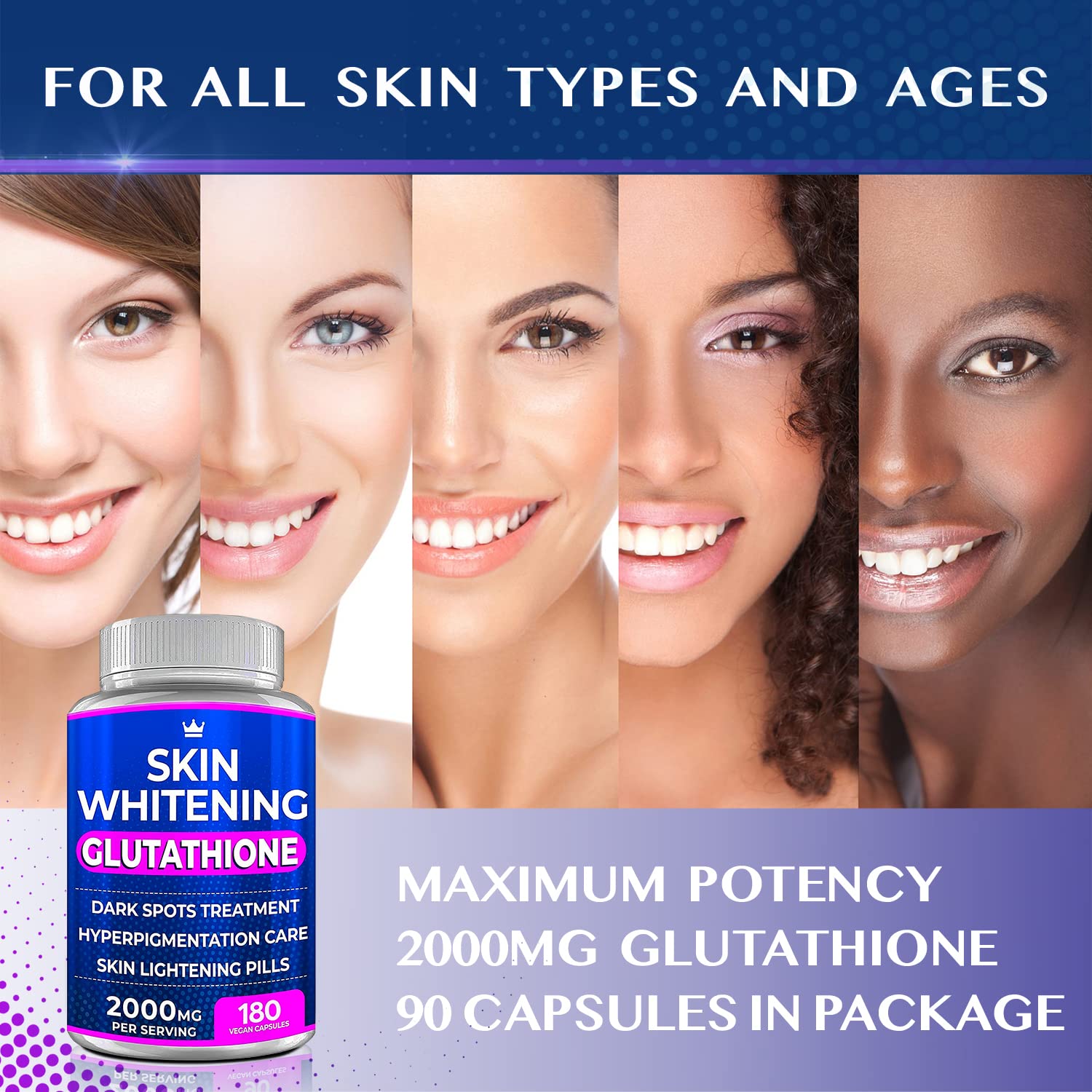 Northern Crown Glutathione quick-glance package supports on-the-go routine.