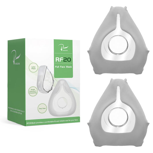 Nosadi Air Fit F20 cushion front view shows secure fit and quality material for comfort.