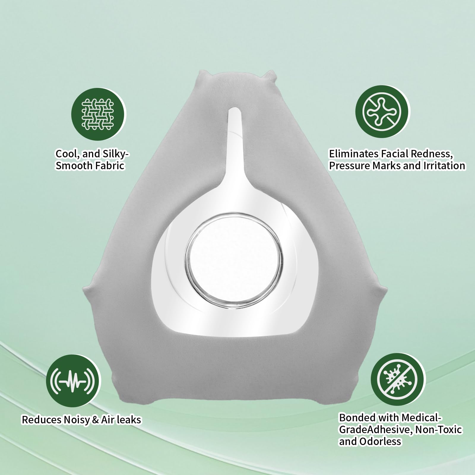 Nosadi Air Fit F20 cushion side assembly demonstrates easy attachment for a reliable seal.