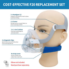 Nosadi AirFit F20 frame durable and quick-disconnect design for easy assembly