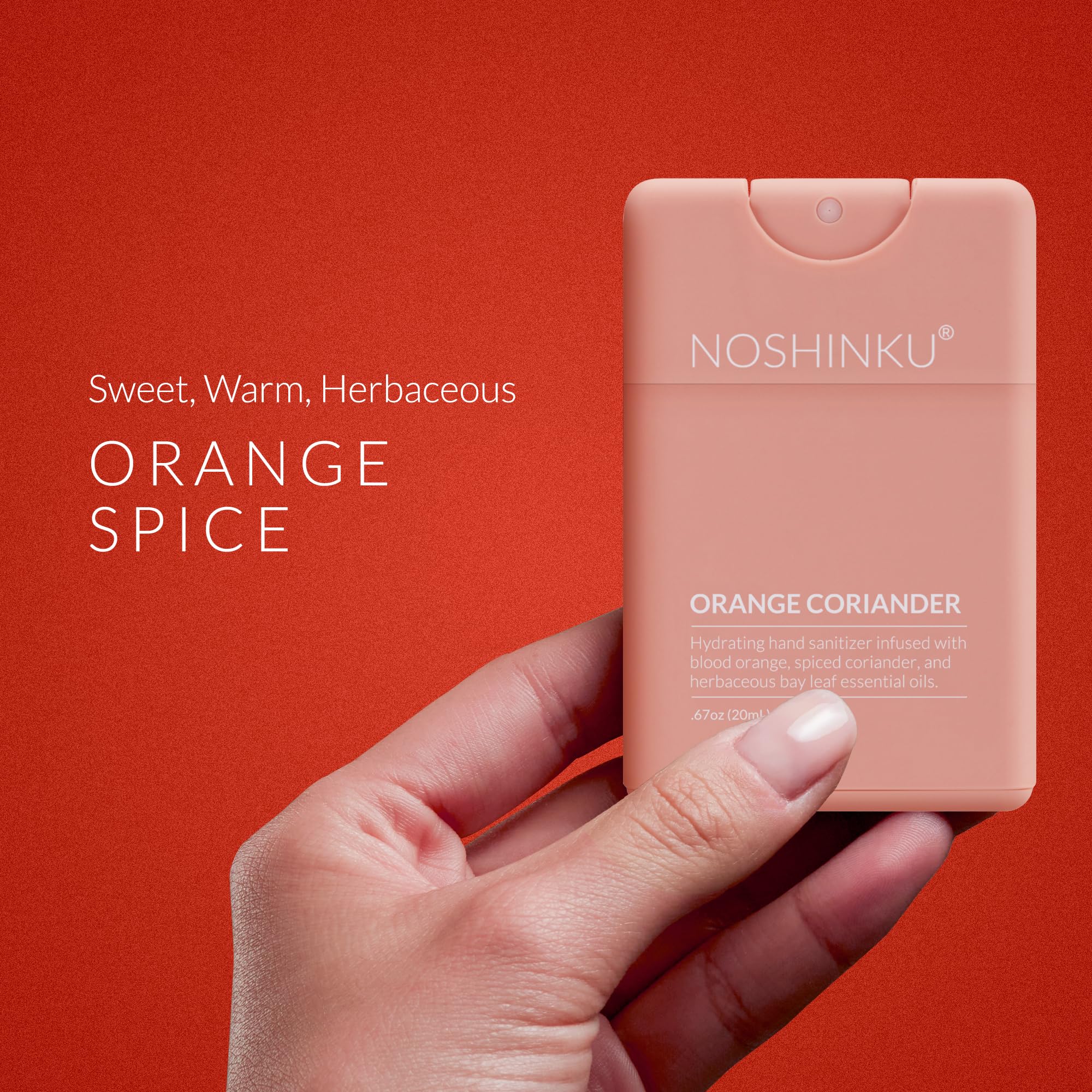 Noshinku Orange Coriander refill pod for reducing waste.