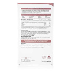 Nourella Skin Support tablet bottle close-up highlighting elasticity support