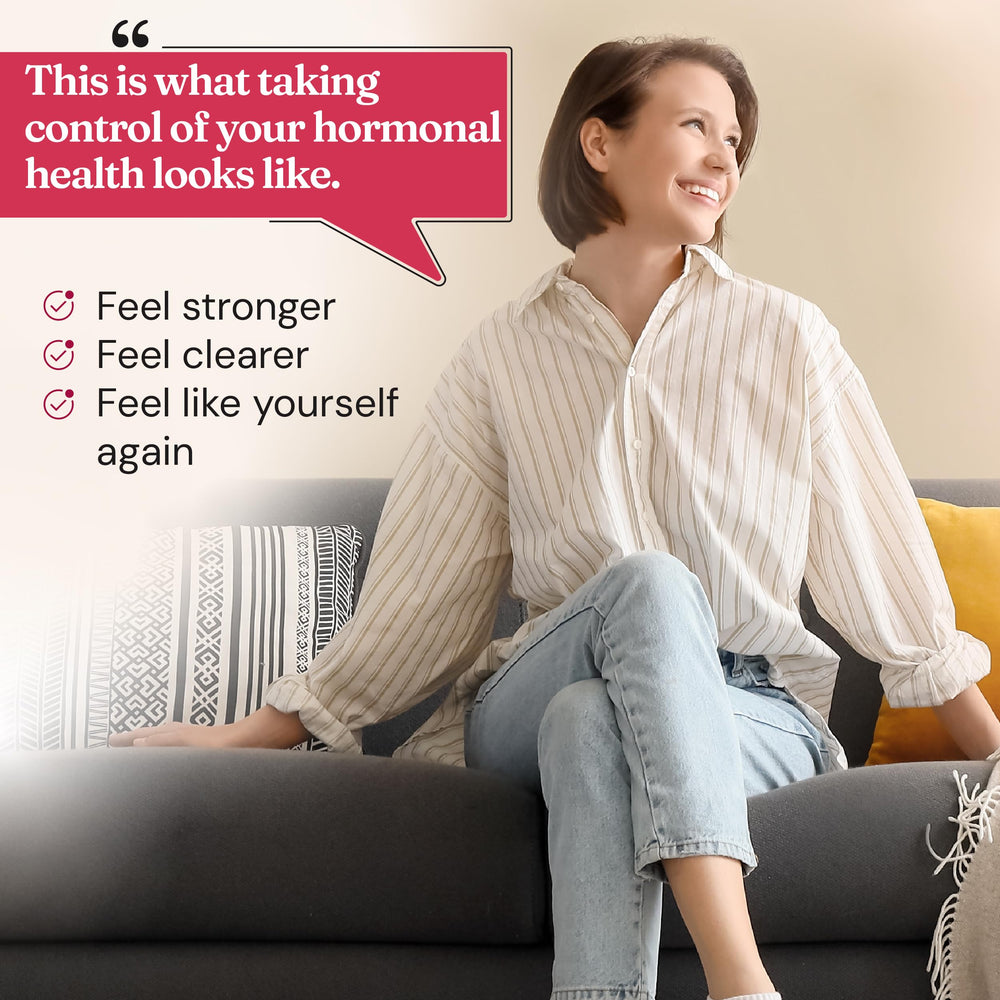Nourished capsules on a desk emphasize vegan, non-GMO formula.