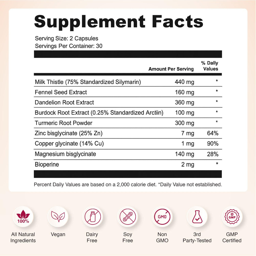 Nourished Natural Health Detox + Debloat close-up shows capsules designed for easy intake.