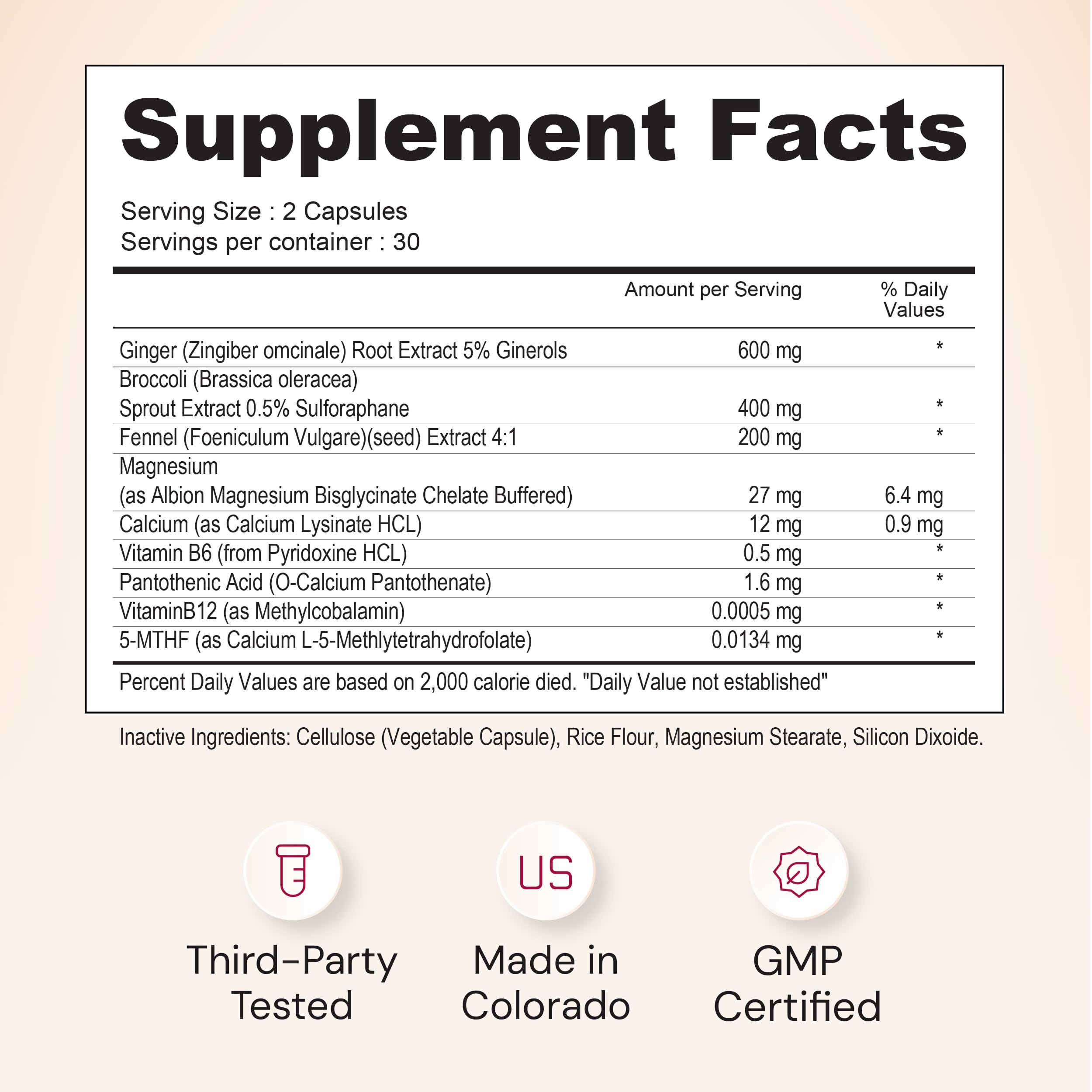 Nourished Natural Health EstroEase bottle pours capsules; convenient consumption for PMS support.