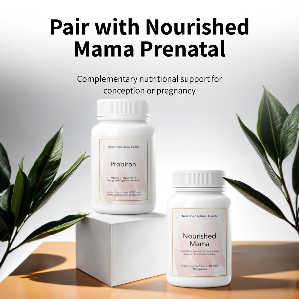 Nourished ProbIron daily-use scene suggests easy routine for busy mornings.