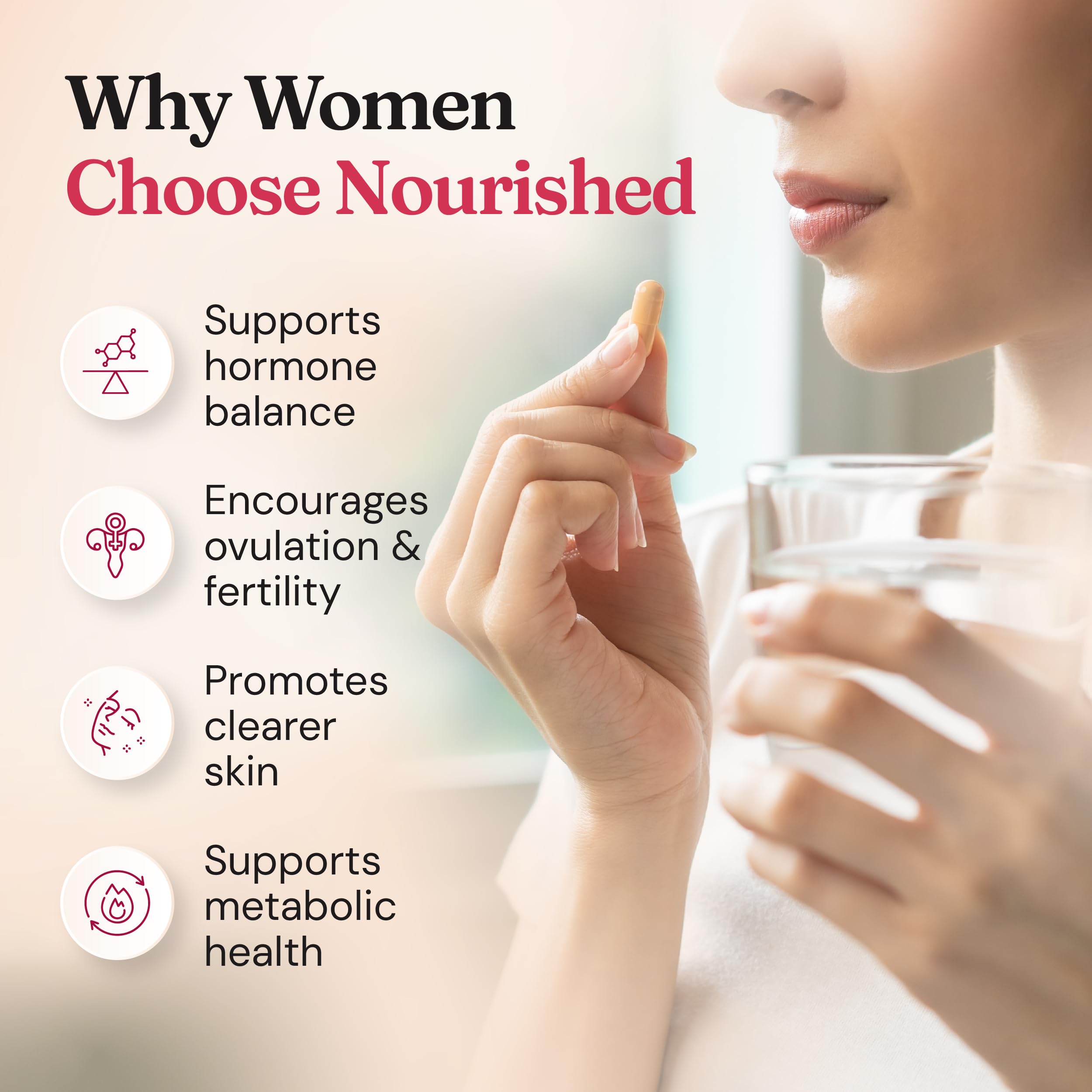 Nourished subscription pack image implies ongoing cycle support and convenience