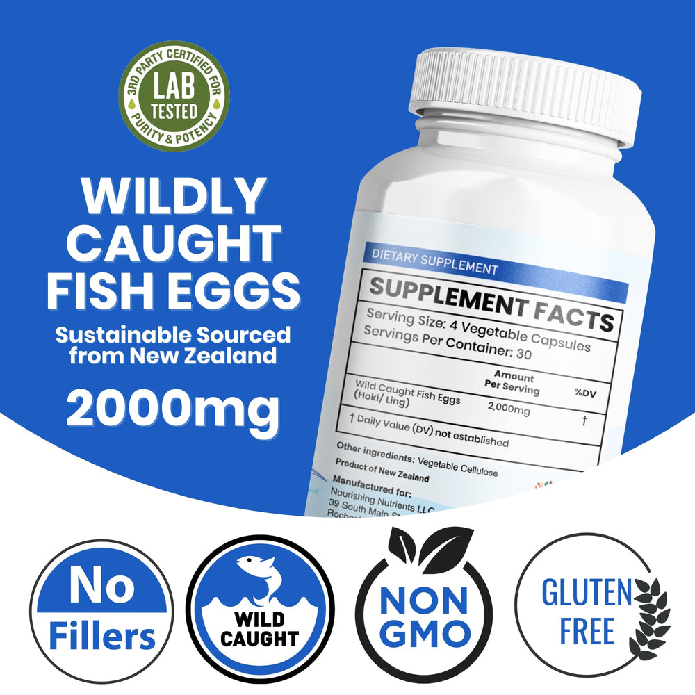 Nourishing Nutrients DHA EPA capsules close-up showcases clean, potent omega-3 delivery