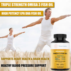 Lifestyle scene with NovaGold Omega 3 as part of daily routine