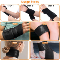 Novalume red light wrist wrap around 36-led assembly for even coverage